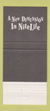 Matchbook Cover - Yesterday's Nite Life Myrtle Beach SC 30 Strike