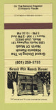 Matchbook Cover - Grand Old Ranch House Moab UT WEAR 30 Strike