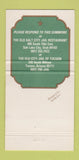 Matchbook Cover - Old City Jail Restaurant Tucson AZ Salt Lake City UT 30 Strike