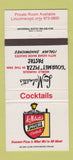 Matchbook Cover - Lou Malnati's Pizza Lincolnwood IL Chicago 30 Strike