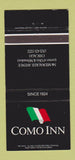 Matchbook Cover - Como Inn Chicago IL 30 Strike