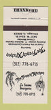 Matchbook Cover - The French Kitchen Chicago IL 30 Strike