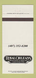 Matchbook Cover - Royal Orleans Restaurant 30 Strike