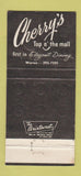 Matchbook Cover - Cherry's Youngstown OH WEAR 30 Strike