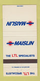 Matchbook Cover - Maislin Trucking Canada 30 Strike