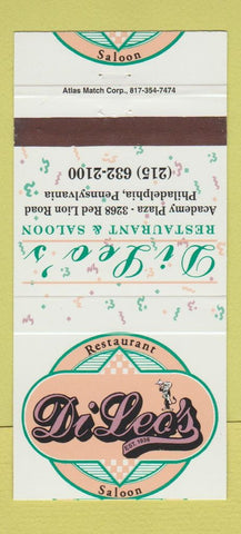 Matchbook Cover - Di Leo's Restaurant Philadelphia PA 30 Strike