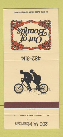 Matchbook Cover - Out of Bounds Fort Collins Colorado 30 Strike