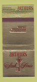 Matchbook Cover - Arthur's Steak House Philadelphia PA 30 Strike