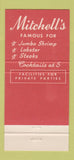 Matchbook Cover - Mitchell's Supper Club Philadelphia PA 30 Strike