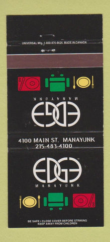 Matchbook Cover - Manayunk Philadelphia PA 30 Strike