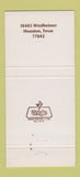 Matchbook Cover - Gabriel's of Houston TX 30 Strike