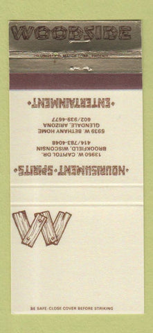 Matchbook Cover - Woodside Restaurant Glendale AZ Brookfield WI 30 Strike