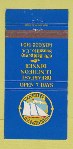 Matchbook Cover - Winships Restaurant Sausalito CA 30 Strike