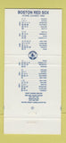 Matchbook Cover - Boston Red Sox Baseball McDonalds Milford Epping NH 30 Strike
