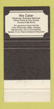 Matchbook Cover - Zeeu's Restaurant Canada 30 Strike