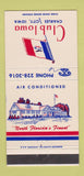 Matchbook Cover - Club Iowa Charles City IA 30 Strike