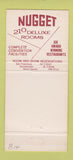 Matchbook Cover - Nugget Casino Sparks NV girlie 30 Strike