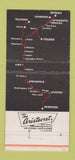 Matchbook Cover - Detroit Toledo Ironton Railroad Earborn MI 30 Strike