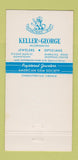 Matchbook Cover - Monticello Keller George Jewelry Charlottesville VA 30 Strike