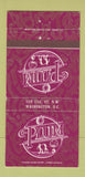 Matchbook Cover - Plum Washington DC Disco 30 Strike