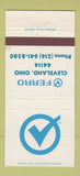 Matchbook Cover - Ferro Cleveland OH 30 Strike