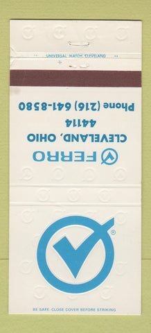 Matchbook Cover - Ferro Cleveland OH 30 Strike