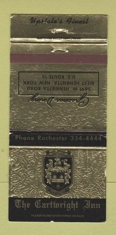 Matchbook Cover - The Cartwright Inn West Henrietta NY 30 Strike