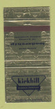 Matchbook Cover - Kirkhill Rubber Brea CA 30 Strike