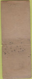 Matchbook Cover - Ebbitt Hotel Washington DC Union Quality BOBTAIL WORN