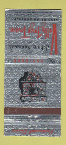 Matchbook Cover Johnny Kamuca's Valley Forge Tavern King of Prussia PA 30 Strike