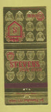 Matchbook Cover - Stevens Steak House Commerce CA 30 Strike