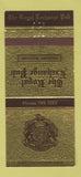 Matchbook Cover - Royal Exchange Pub Salisbury MD 30 Strike