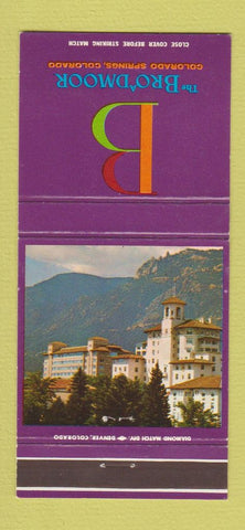 Matchbook Cover - Broadmoor Hotel Colorado Springs 30 Strike