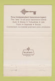 Matchbook Cover - Chamberlaine & Flowers Insurance Clarksburg WV 40 Strike