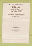 Matchbook Cover - Cloud County Bank Trust Concordia KS 40 Strike
