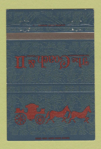 Matchbook Cover - The Coach and II Morganton NC 40 Strike