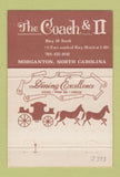 Matchbook Cover - The Coach and II Morganton NC 40 Strike