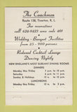 Matchbook Cover - The Coachmen Tiverton RI restaurant WEAR 40 Strike