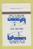 Matchbook Cover - Coconuts New York City 40 Strike