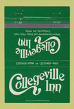 Matchbook Cover - Collegeville Inn PA 40 Strike