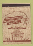 Matchbook Cover - The Rock A Way San Gabriel CA WEAR 40 Strike