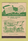 Matchbook Cover - Marion Paper Company Fairmont Bank WV 40 Strike