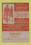 Matchbook Cover - Jordan Howe Clothes New Haven CT 40 Strike