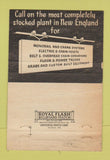 Matchbook Cover - Production Equipment Materials Handling Meriden CT 40 Strike