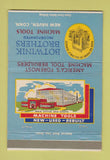 Matchbook Cover - Towinik Brothers Machine Tool New Haven CT 40 Strike
