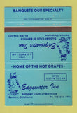 Matchbook Cover - Edgewater Inn Bernice OK 40 Strike