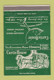 Matchbook Cover - Curtis House Woodbury CT 40 Strike