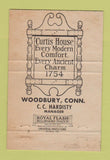 Matchbook Cover - Curtis House Woodbury CT 40 Strike
