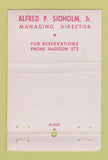 Matchbook Cover - Carriage Drive Madison CT restaurant WEAR 40 Stick
