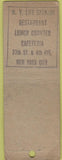 Matchbook Cover - Savarins Restaurants Safety First BOBTAIL New York City